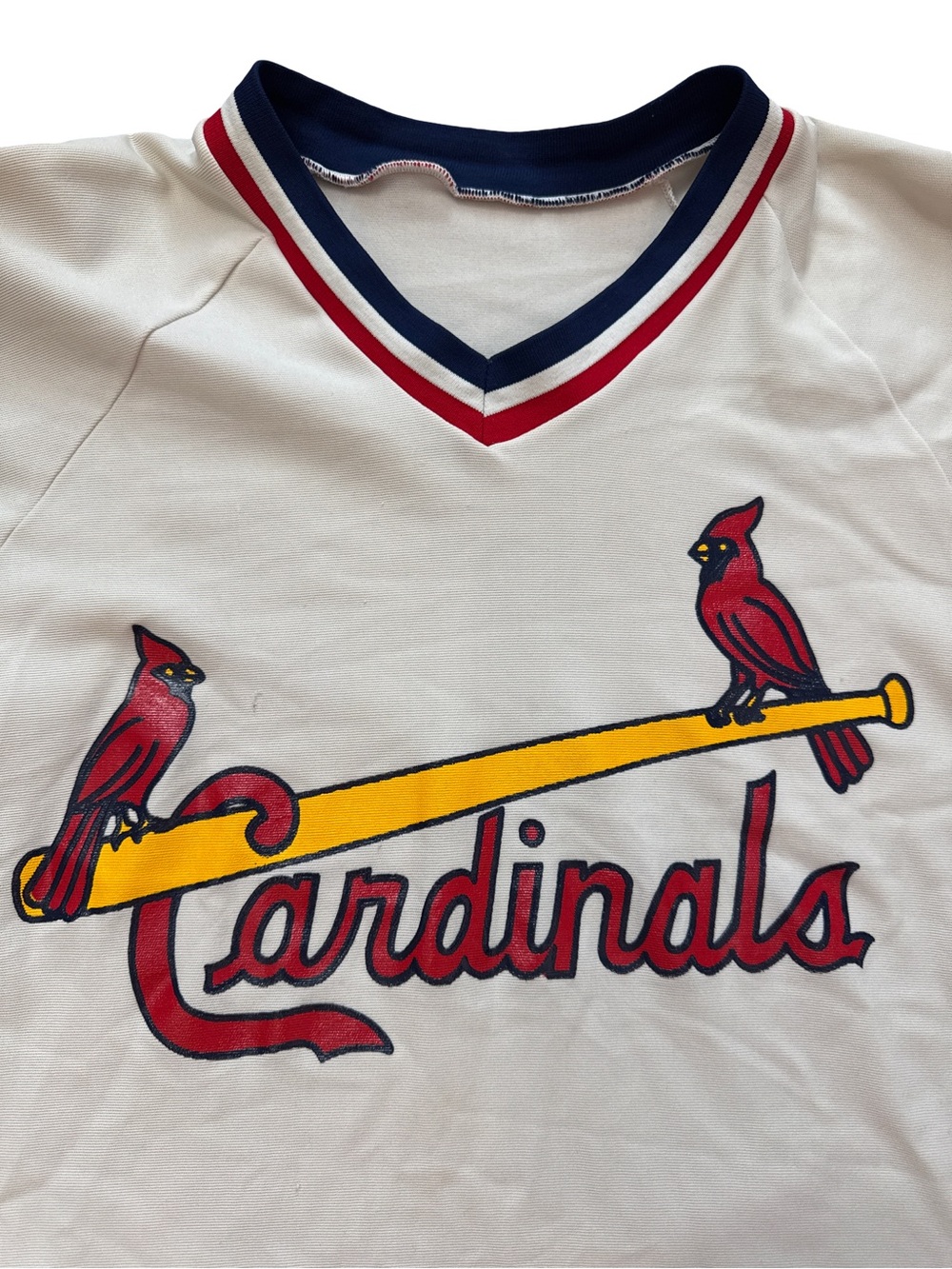 Vintage 1980’s St Louis Cardinals Jersey Size‎ L/XL USA Made MLB Cards Jersey